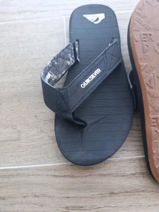 Ciabatte Quiksilver per ragazzi nere