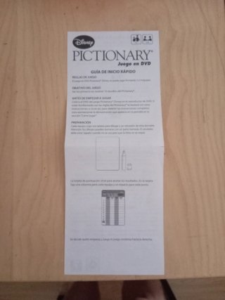 Pictionary Disney Juego DVD