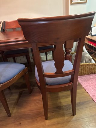 Mesa de comedor de madera + 6 sillas