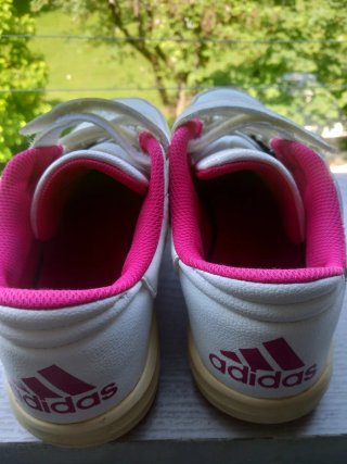 Scarpe Adidas Donna Bianco Rosa Velcro