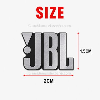 Lote 4 Emblema JBL Adhesivo Altavoz Coche Audio