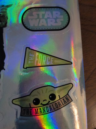 Adesivi Star Wars Mandalorian e Grogu