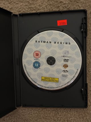 DVD Batman Begins Acción/Aventura