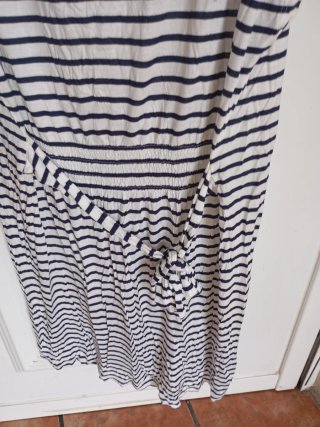 Vestido marinero cintura elástica y lazada