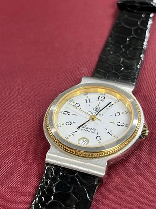 Reloj OLTEN señora oro y blanco