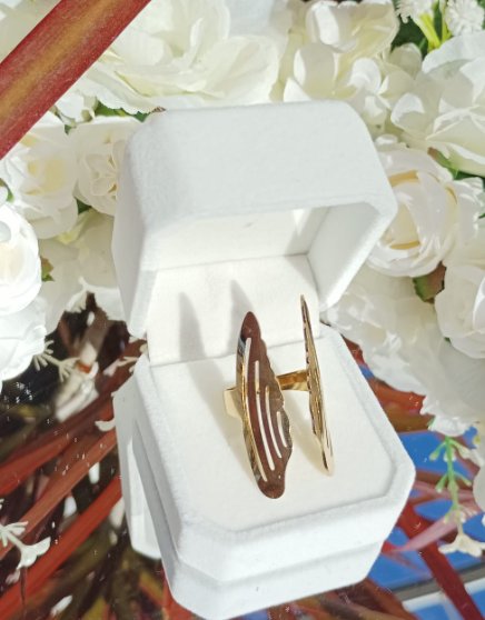 Anillo Alas Dorado