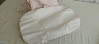 Bolsa y cambiador Pasito a Pasito rosa