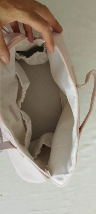 Bolsa y cambiador Pasito a Pasito rosa