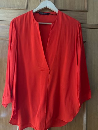 Camisa Zara Roja Talla Única