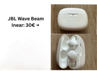 Auriculares JBL Wave Beam Blancos