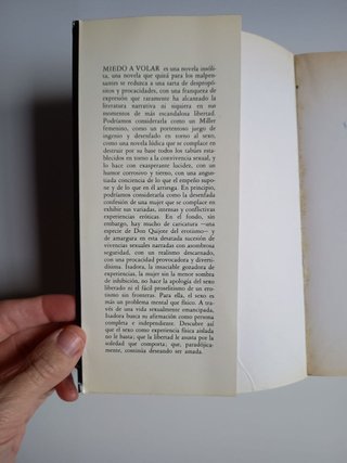Miedo a volar, novela de Erica Jong
