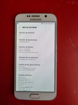 Samsung Galaxy S6 Blanco