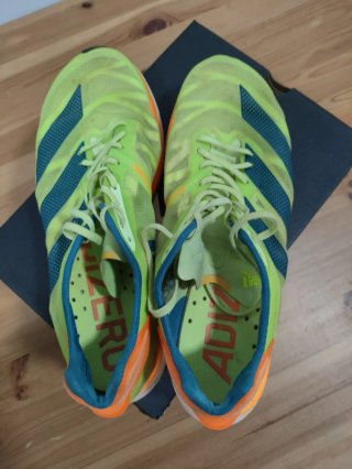 Zapatillas Adidas Hombre Running Verde Naranja