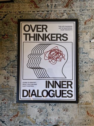 Quadro 50x70 Overthinkers Inner Dialogues