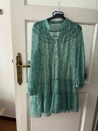 Vestido Zara estampado flores Talla XS