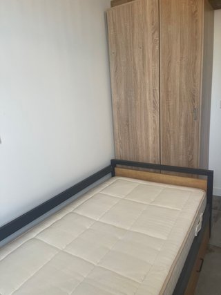 Armario esquinero roble 90x90