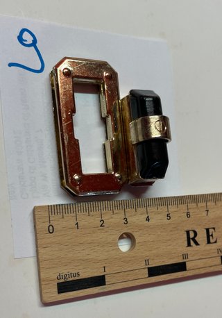 Chiusura per borse oro e nero