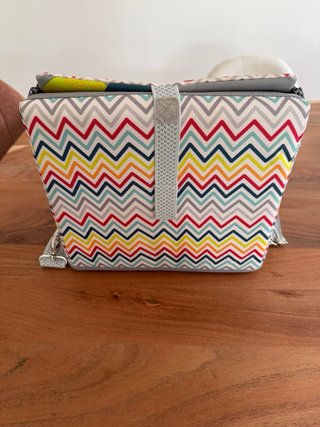 Bolso bandolera Tuc Tuc estampado animales zig-zag