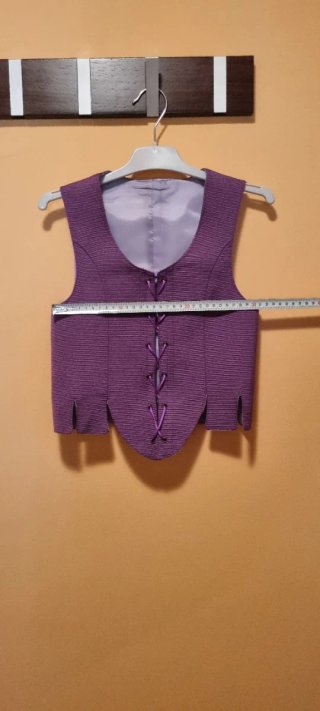 Justillo Fallera Infantil Morado