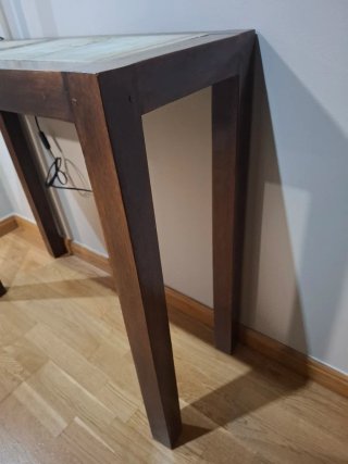 Mueble recibidor con espejo