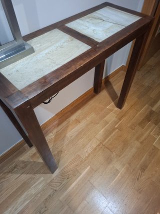 Mueble recibidor con espejo