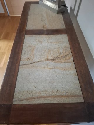 Mueble recibidor con espejo