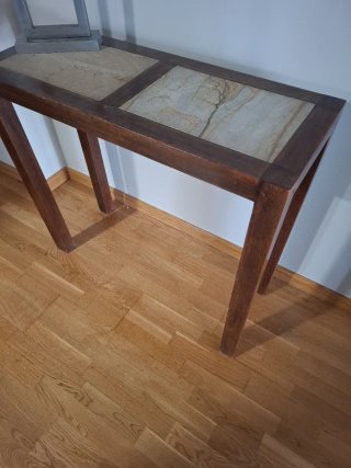 Mueble recibidor con espejo