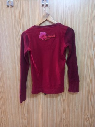 Jersey Desigual Rojo con Detalles