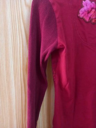 Jersey Desigual Rojo con Detalles