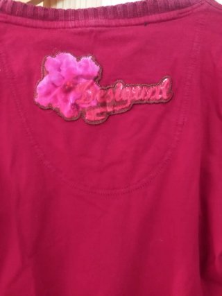 Jersey Desigual Rojo con Detalles