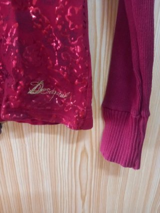 Jersey Desigual Rojo con Detalles