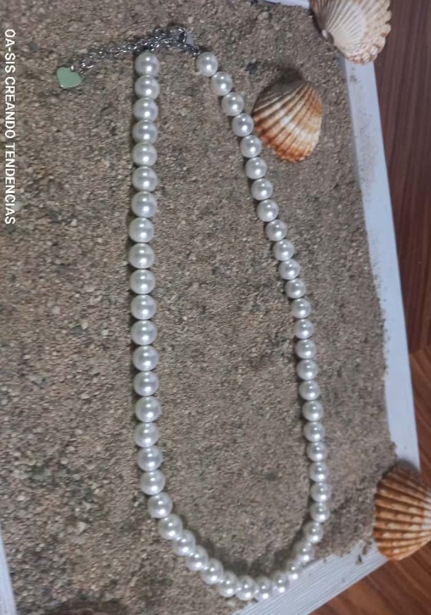 Collar de Perlas Blanco