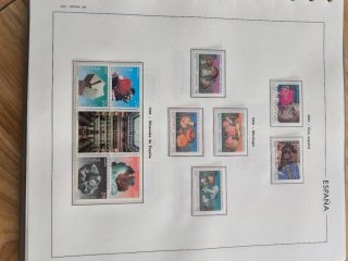Colección sellos España 1986-1994. Completo