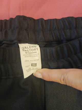 Pantalón Negro Talla Única Luz de Luna