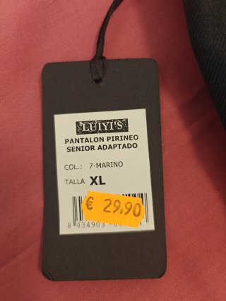 Pantalón Negro Talla Única Luz de Luna