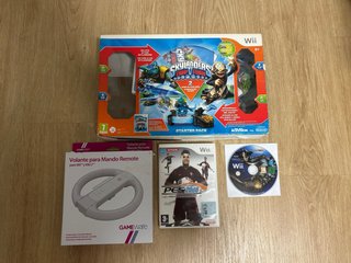 Lote Wii : videojuegos y accesorios todo 12 euros