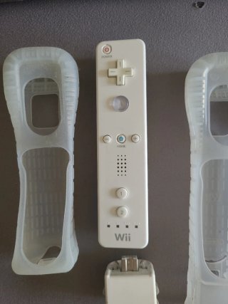 Mando Wii + Nunchuk Nintendo + Motion Plus + funda