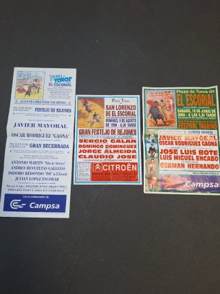 Carteles taurinos Plaza de Toros El Escorial