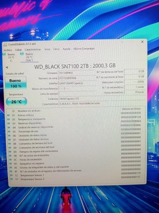 SSD 2TB WD Black SN7100 PCIe 4.0 NVMe