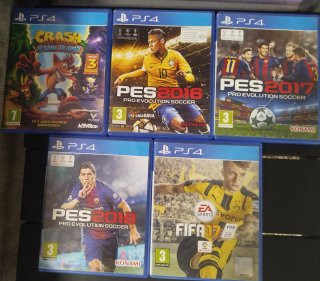 Juegos PS4: Crash, PES 2016, 2017, 2018 y FIFA 17
