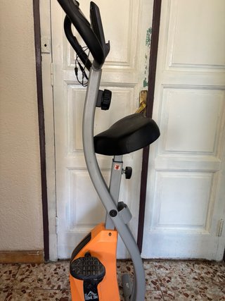 Bicicleta Estática Plegable Naranja
