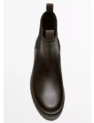 Botines de piel estilo Chelsea