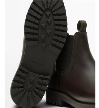 Botines de piel estilo Chelsea