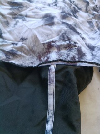 Bañador niña negro con estampado tie-dye