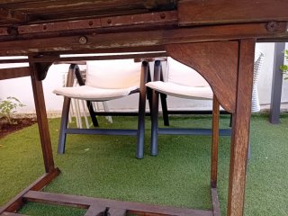 Tavolo da giardino in legno