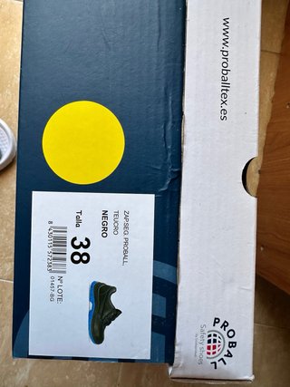 Zapatos de seguridad Probalc Talla 38