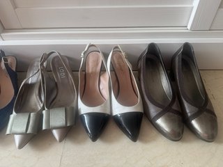 Lote Zapatos Talla 39 varias marcas. 5 euros par