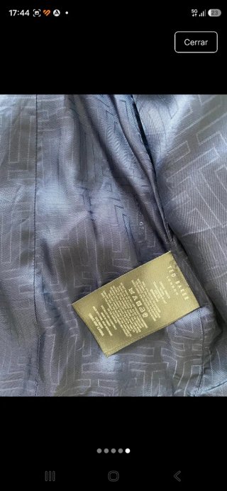 Chaqueta Ted Baker metalizada