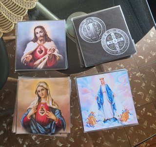 ¡GRAN PROMOCIÓN! Pack 4 Imanes Religiosos, 10x10cm