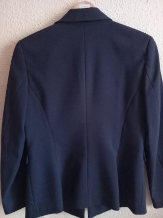 Chaqueta Zara Azul Marino Nueva